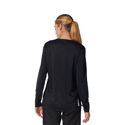 FOX DEFEND Women's Long Sleeve Jersey Black