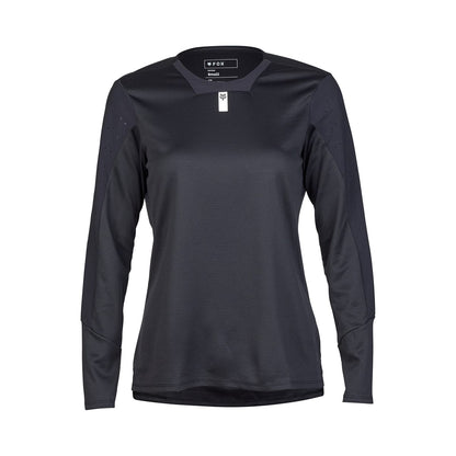 FOX DEFEND Women's Long Sleeve Jersey Black