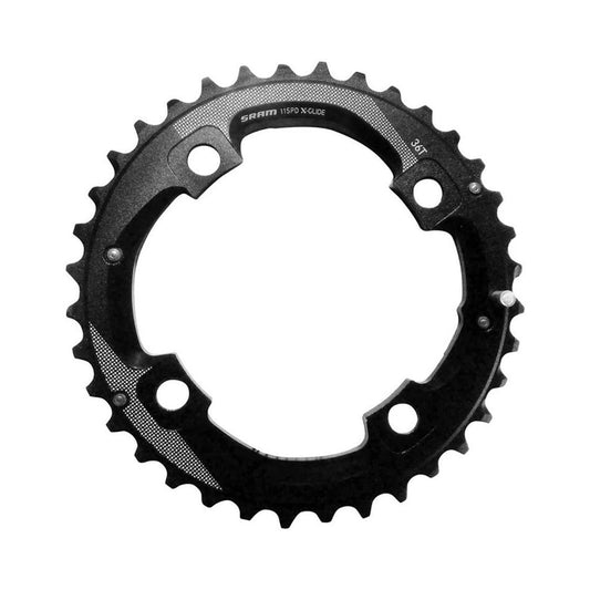 Corona esterna SRAM AL5 11 velocità, 4 fori, 104 mm — vista della corona su sfondo bianco