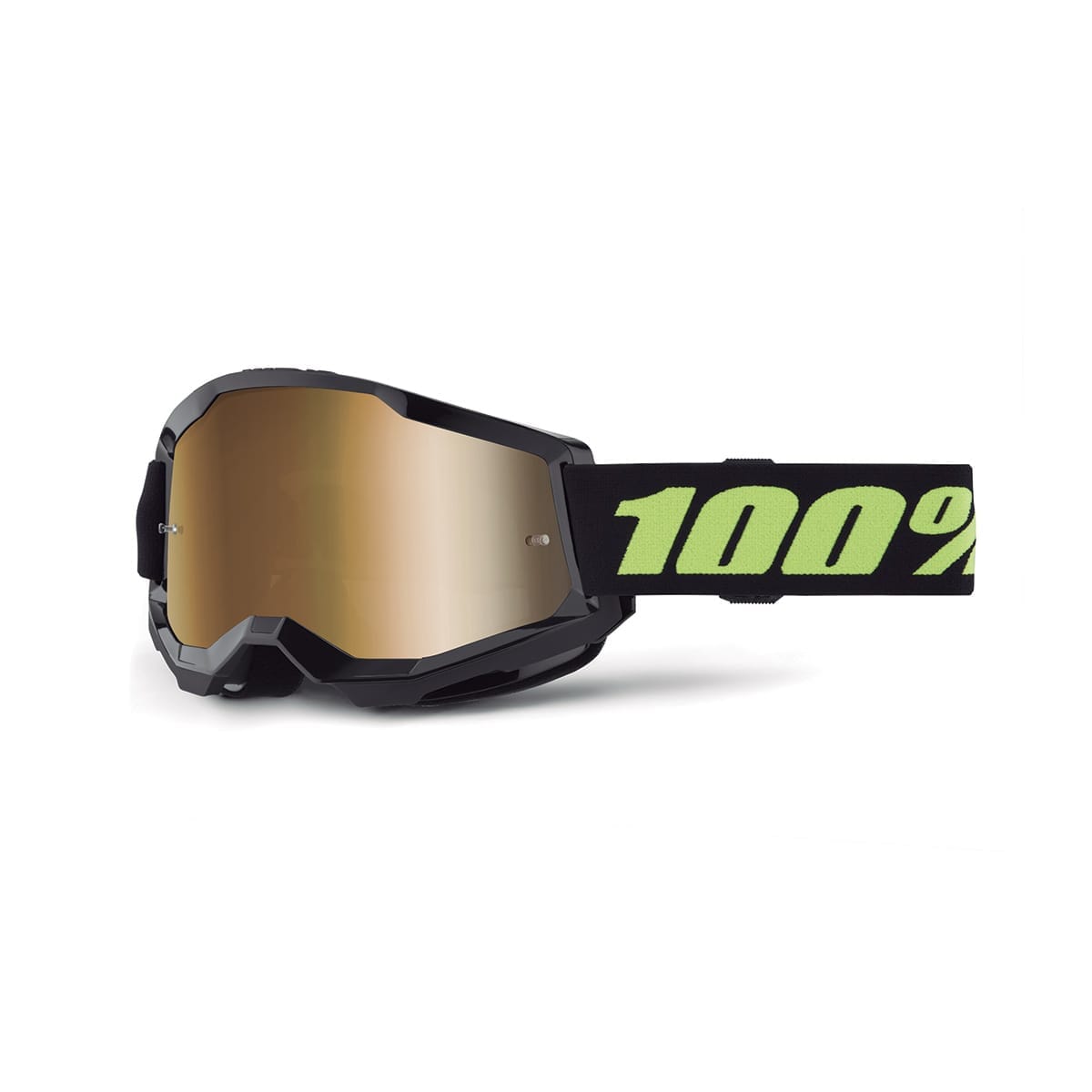 STRATA 2 ECLIPSE SOLARE 100% Maschera Nero Specchio Oro
