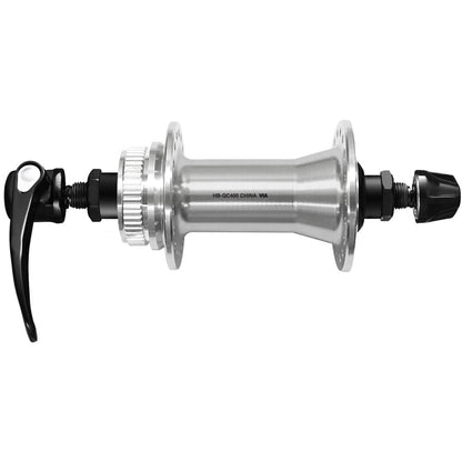 SHIMANO CUES HB-QC400 Front Hub - Polished Silver Edition