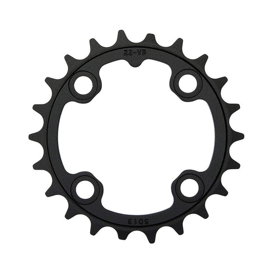 TRUVATIV MTB V3 8/9-vaihteinen sisempi eturatas, 4 pultin kiinnitys, 64 mm — eturatas valkoista taustaa vasten