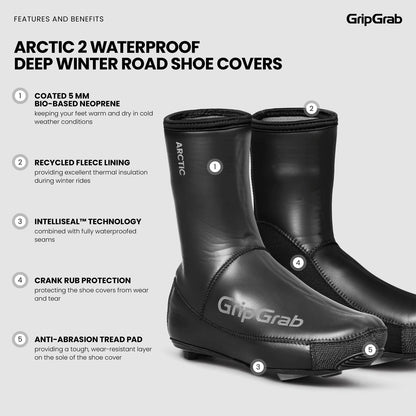 Калцуни GRIPGRAB ARTIC 2 WATERPROOF ROAD Черни