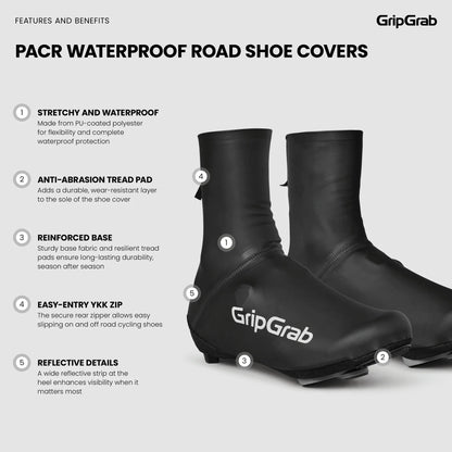 Copriscarpa GRIPGRAB PACR Impermeabili Nero