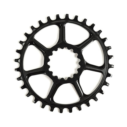 Zębatka do napędu jednorzędowego 10/11/12-rzędowego E-THIRTEEN UL Ultralight Direct Mount Boost, offset 5 mm — widok zębatki na białym tle
