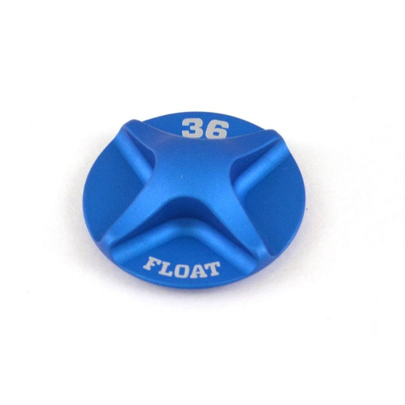 Capot de Valve FOX RACING SHOX pour Fourche FOX FLOAT 36 Bleu