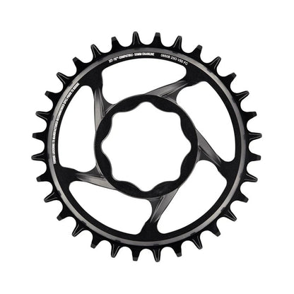 E-THIRTEEN E-SPEC single chainring, 11/12-speed, TQ direct mount, HPR50 — chainring on a white background