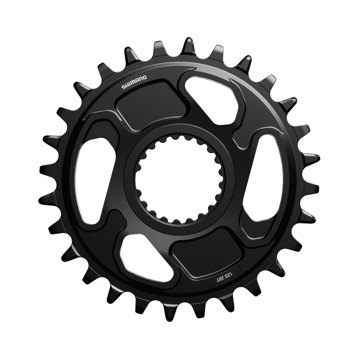 SHIMANO XT SM-CRM86 M8200 1x-eturatas, 12-vaihteinen — eturatas valkoisella taustalla