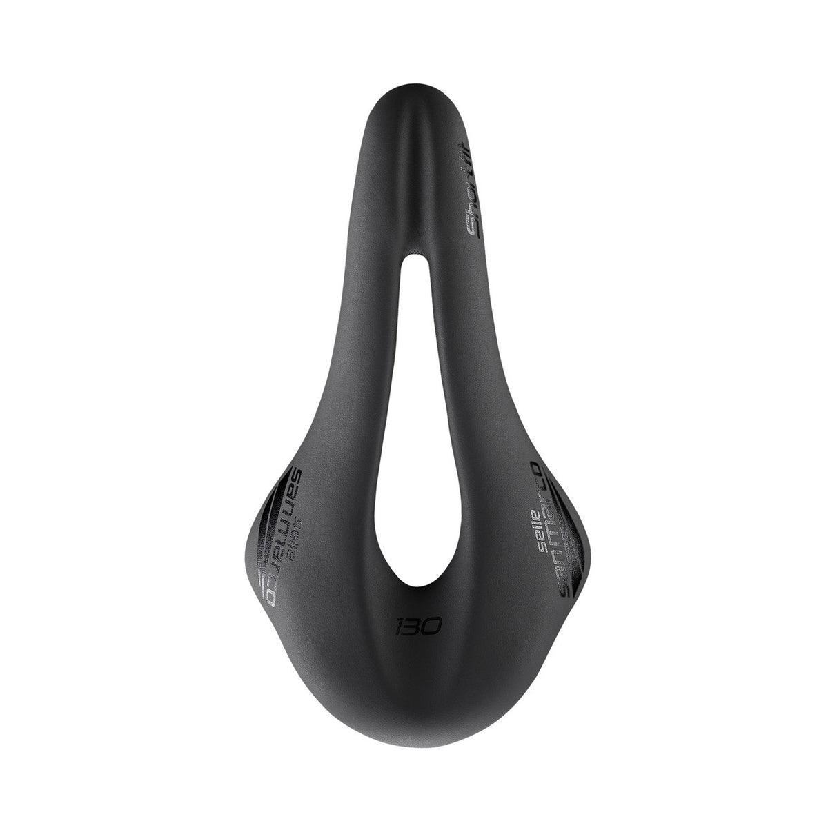 Siodełko SAN MARCO Shortfit 130 Racing S3 – widok z góry