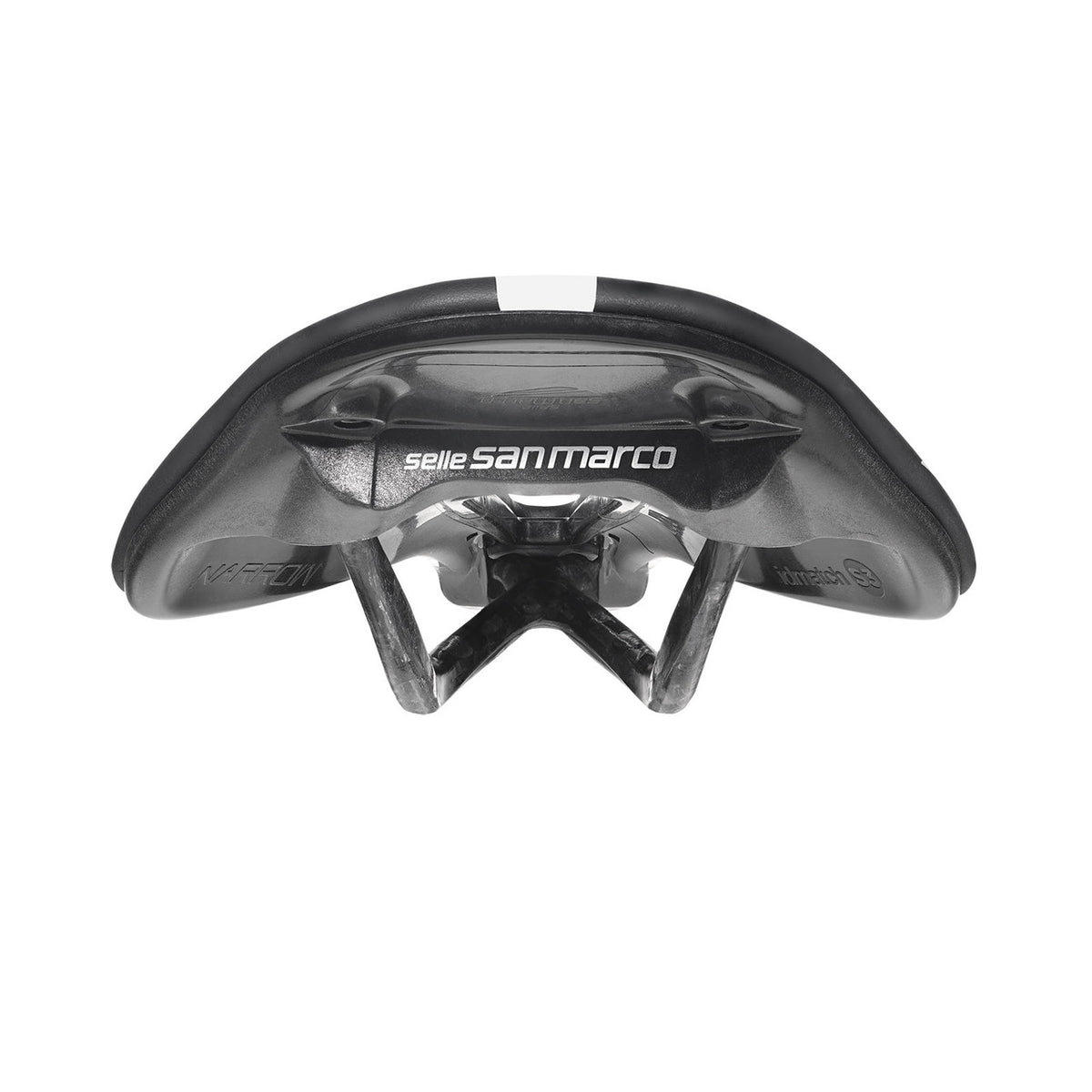SAN MARCO Shortfit 2.0 Carbon FX Pro Series S3-sadel – set bagfra