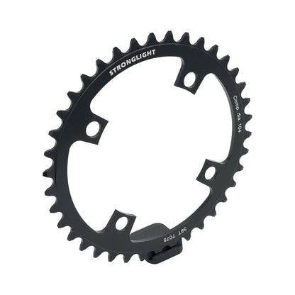 STRONGLIGHT BOSCH GEN1/GEN3 aluminium single chainring, 1/8/9/10-speed, 104 mm BCD (Bosch, Shimano, Yamaha, Bafang, Brose…) — chainring on a white background