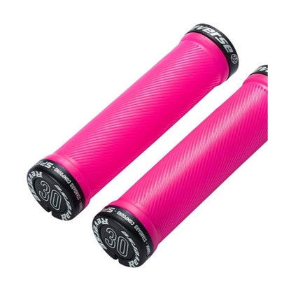 Grebs REVERSE COMPONENTS SPIN Lock-On Ø 30mm Pink/Sort