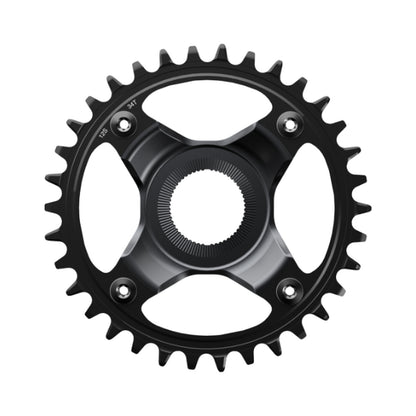 SHIMANO SM-CRE80-12-SB e-bike single chainring, 12-speed, 56.5 mm chainline — chainring on a white background