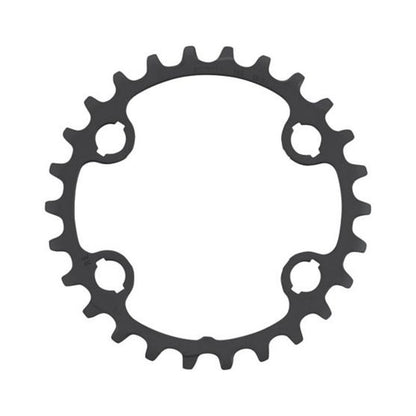 SHIMANO SLX/XT -sisempi eturatas FC-M7100/8100-kampiin (26–36 hammasta), 12-vaihteinen — eturatas valkoisella taustalla