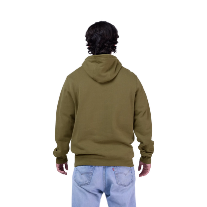 FOX ABSOLUTE FLEECE hættetrøje Olivengrøn