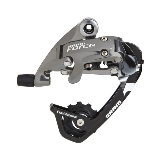 SRAM FORCE 10-speed rear derailleur with medium cage – product on a white background