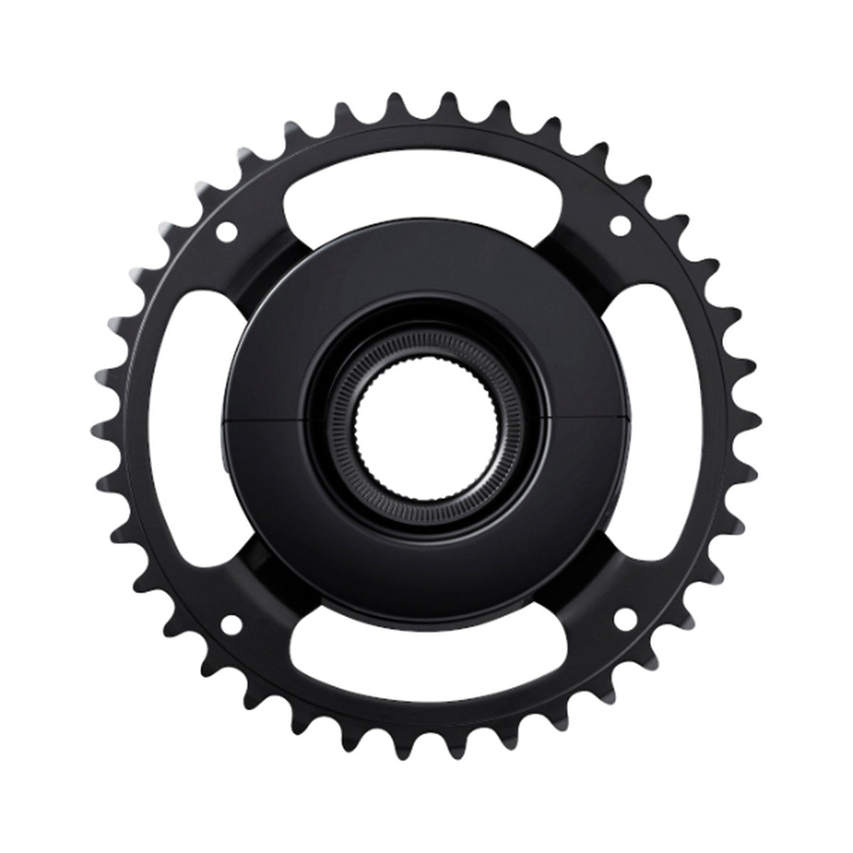 Enkel kettingblad voor e-bike SHIMANO SM-CRE61 9/10/11-speed — kettingblad op witte achtergrond