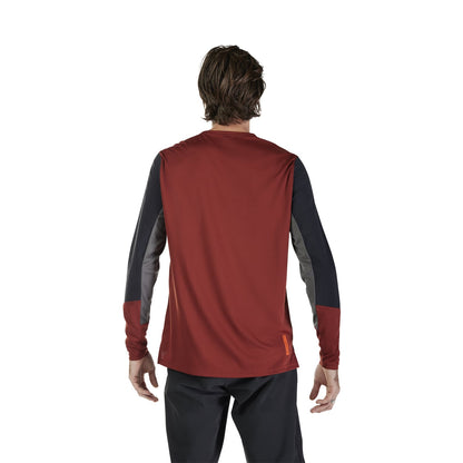 Maglia FOX DEFEND Maniche Lunghe Bordeaux