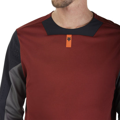 Maglia FOX DEFEND Maniche Lunghe Bordeaux