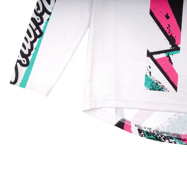 TROY LEE DESIGNS SPRINT FULL PULL Maglia a manica lunga Junior Bianco