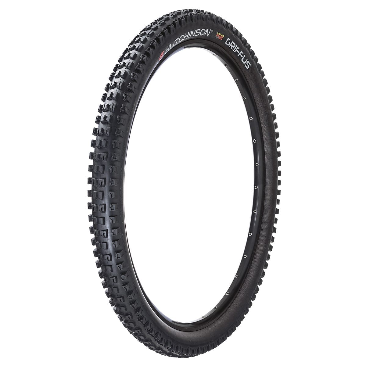 HUTCHINSON GRIFFUS 27.5x2.5 SIDESKIN BI-GOMME TUBELESS READY TRINGLE SOFT Sort dæk