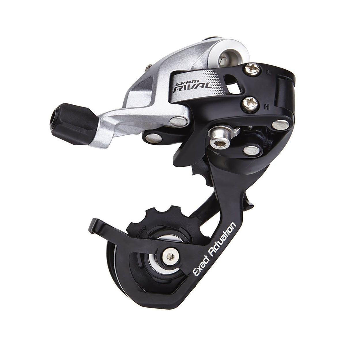 SRAM RIVAL 22 11-speed achterderailleur met korte kooi – product op witte achtergrond