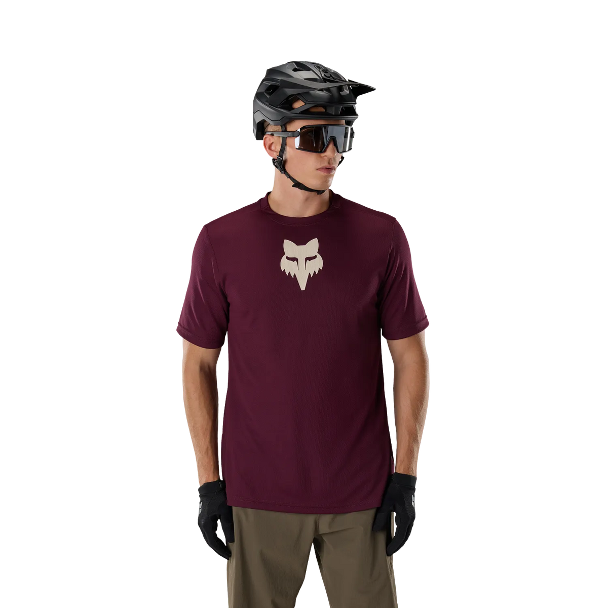 Maglia FOX RANGER FOX HEAD Maniche Corte Bordeaux