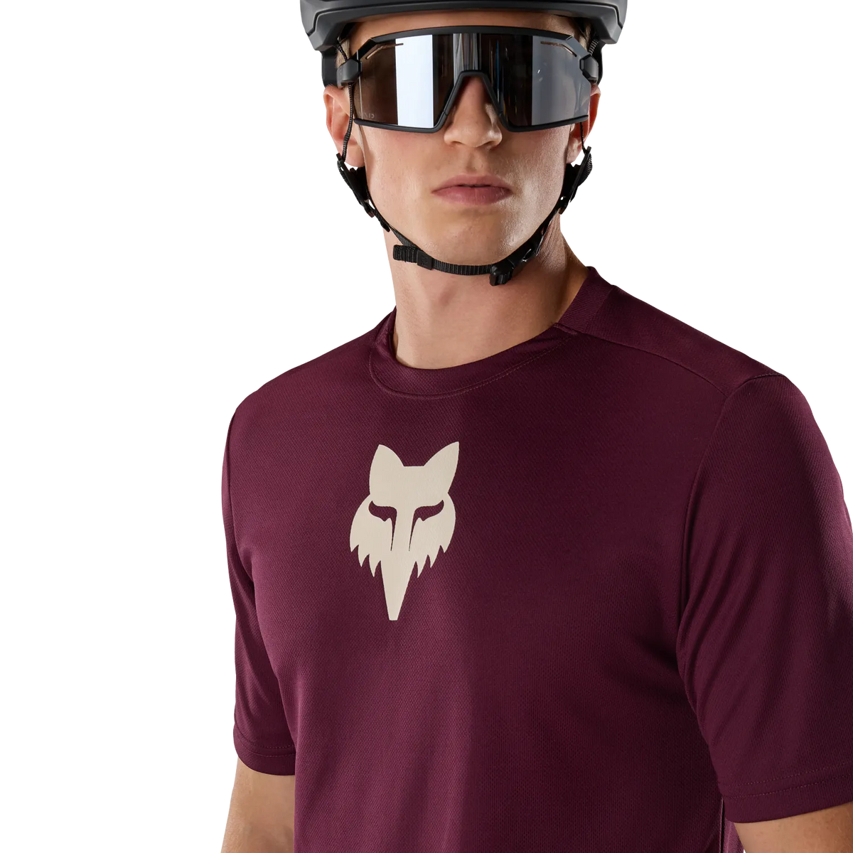 Maglia FOX RANGER FOX HEAD Maniche Corte Bordeaux