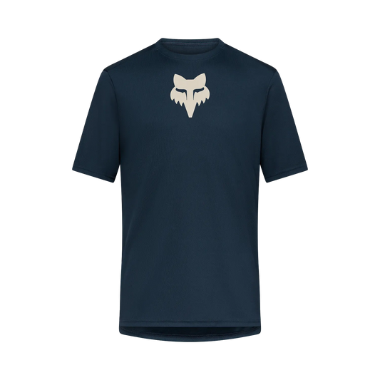 Maillot FOX RANGER HEAD Manches Courtes Galaxy Blue