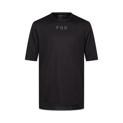 Shirt FOX RANGER WORDMARK Korte Mouwen Zwart