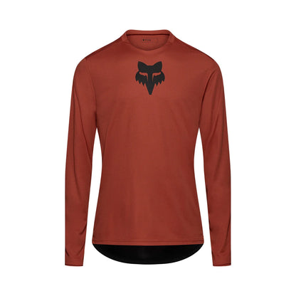 FOX RANGER FOX HEAD Fietsshirt met lange mouwen Bruin