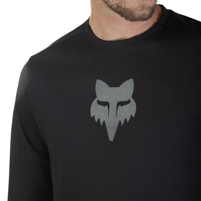 Pitkähihainen ajopaita FOX RANGER FOX HEAD Musta