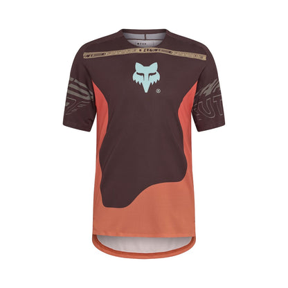 Maglia FOX FLEXAIR ELEVATED Maniche Corte Marrone/Arancione
