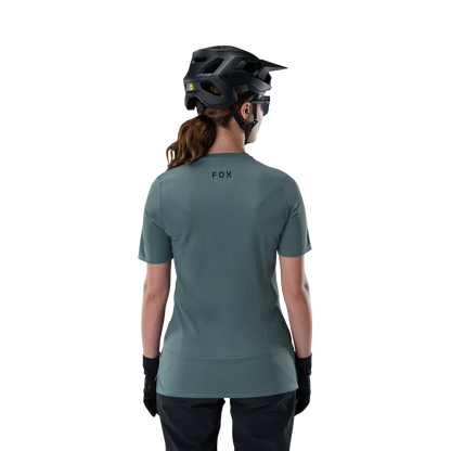 Women's FOX RANGER HEAD Short-Sleeve Sage Green Jersey