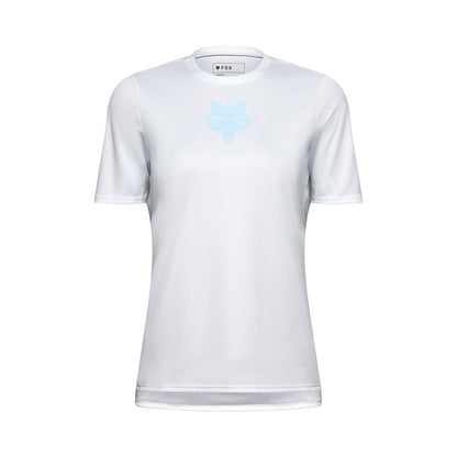 Maglia FOX RANGER HEAD Donna Maniche Corte Azzurro