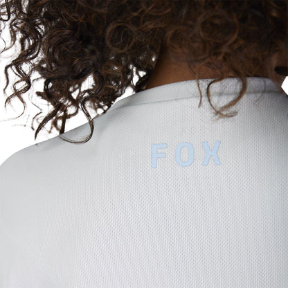 Maglia FOX RANGER HEAD Donna Maniche Corte Azzurro
