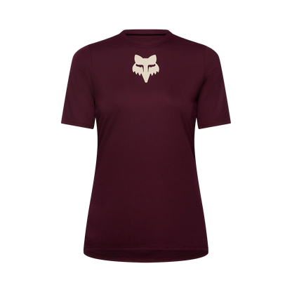 FOX RANGER HEAD Women's Short-Sleeve Jersey Burgundy