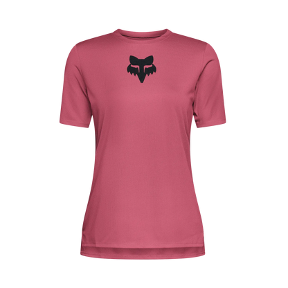 FOX RANGER HEAD Dames Fietsshirt Korte Mouwen Berry