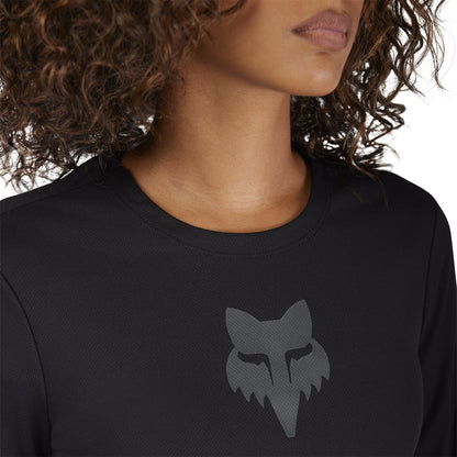 FOX RANGER HEAD Women's Long Sleeve Jersey Black