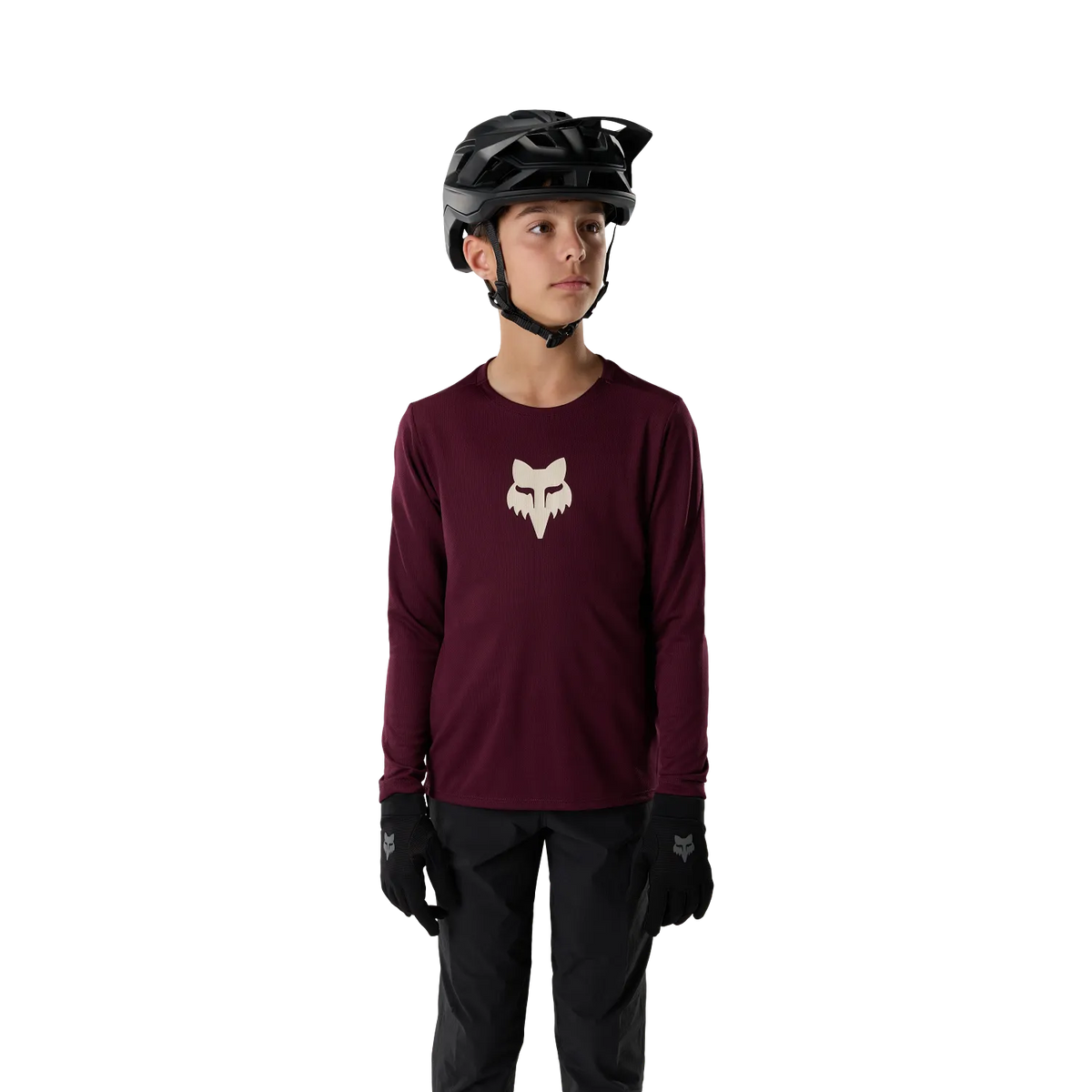 Dres FOX RANGER FOX HEAD Junior Dlouhý Rukáv Bordó