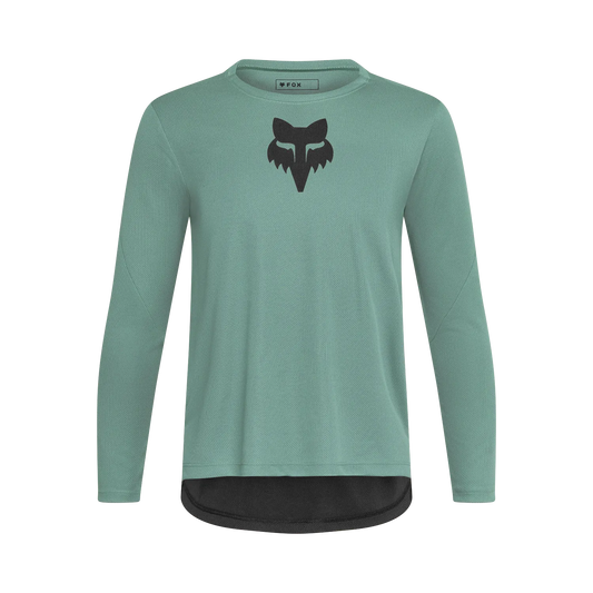 Camisola FOX RANGER FOUNDRY Junior de Manga Comprida Verde-sálvia