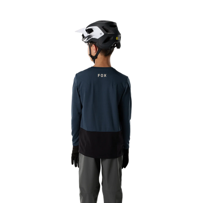 FOX RANGER FOX HEAD Junior Long Sleeve Jersey Galaxy Blue