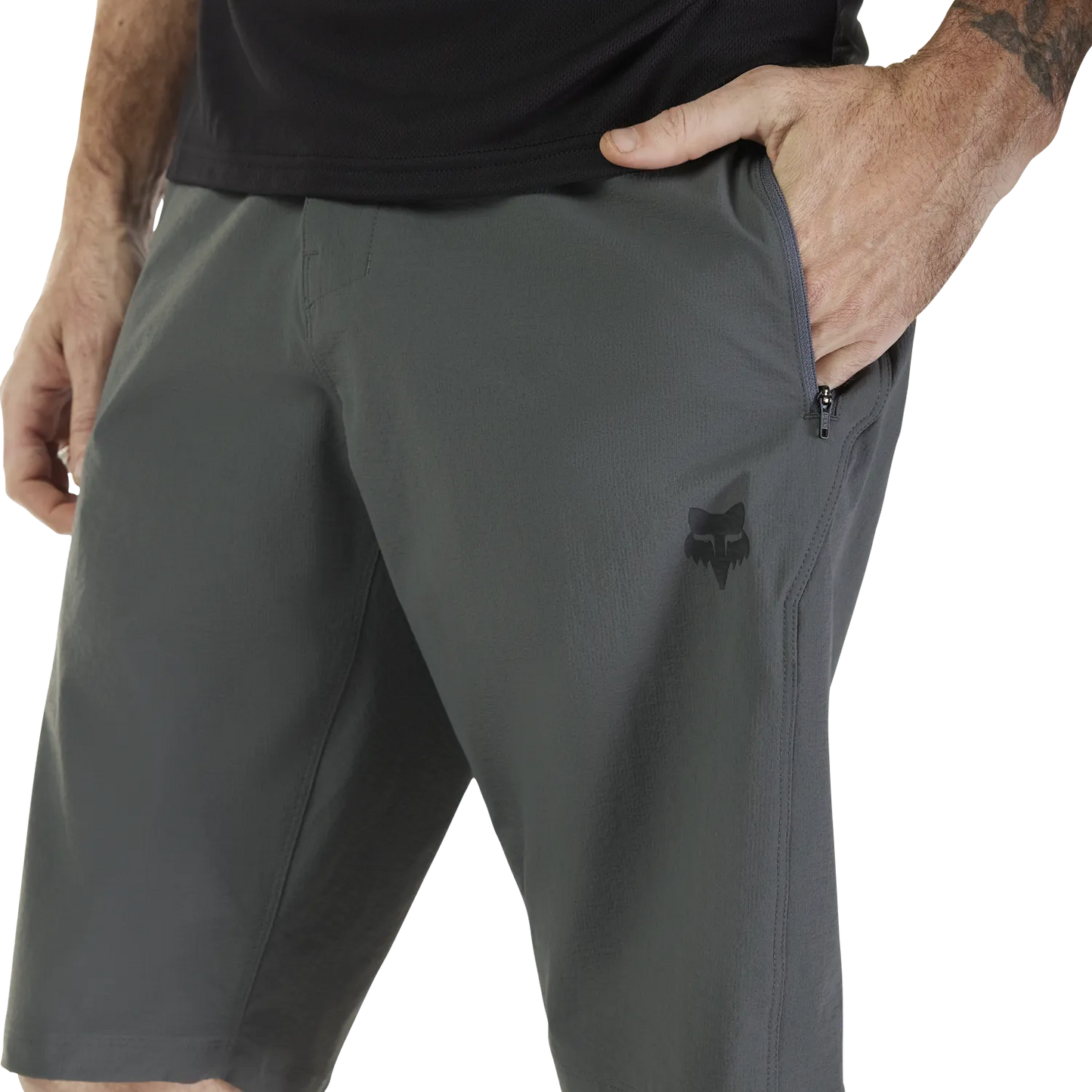 Short FOX RANGER avec Insert Gris Dark Shadow