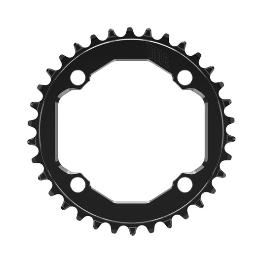 TITLE CR1-E 12-speed SHIMANO 104 BCD chainring, black — chainring shown against a white background