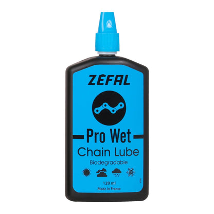 Lubrificante para Corrente ZEFAL PRO WET LUBE - Todas as Condições (120 ml)