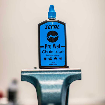 Lubrificante para Corrente ZEFAL PRO WET LUBE - Todas as Condições (120 ml)