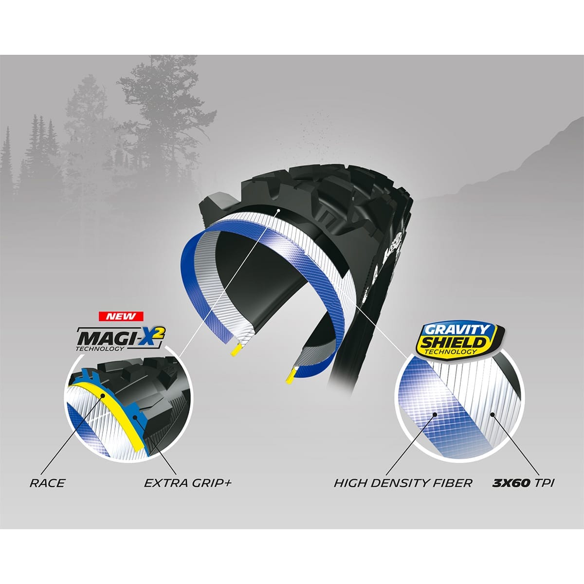 MICHELIN WILD ENDURO FRONT 29x2.40 MAGI-X Tubeless Ready Soft-däck