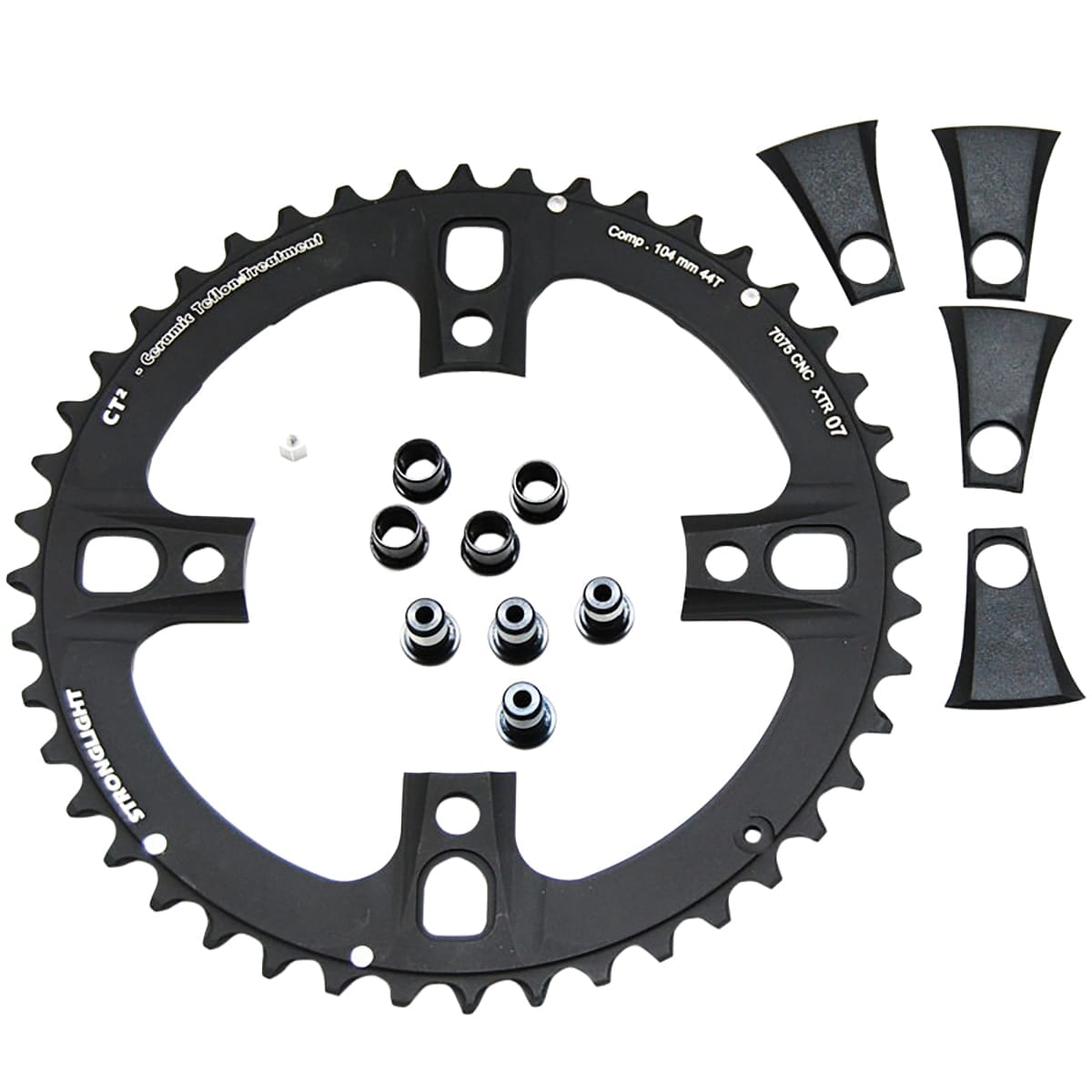 STRONGLIGHT CT² SHIMANO XTR M970 9V 4 Gats 104 mm Buitenkettingblad