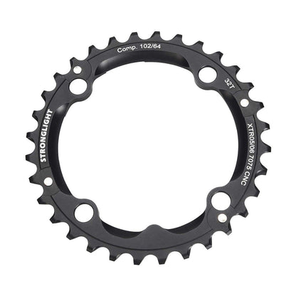 Plato Intermedio STRONGLIGHT ALU 7075 SHIMANO XTR M960 9V 4 Agujeros 102 mm