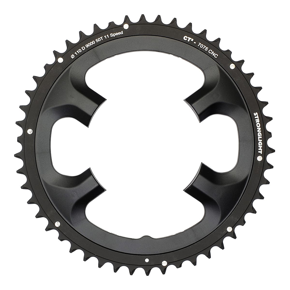 11V STRONGLIGHT CT² Shimano Dura-Ace 9000 110 mm Plato exterior